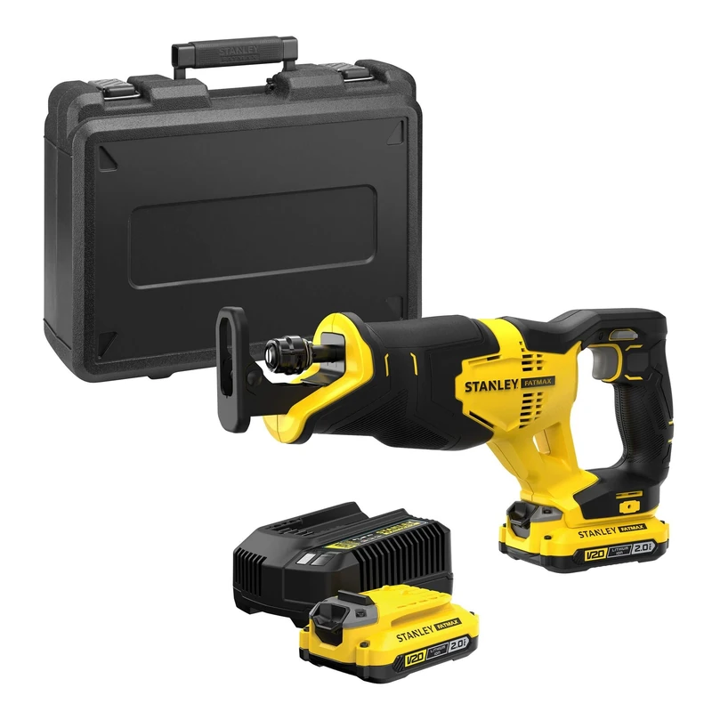 Stanley FatMax SFMCS310D2K-QW Universal Brushless Saw V20 with Battery 18 V, 2.0 Ah