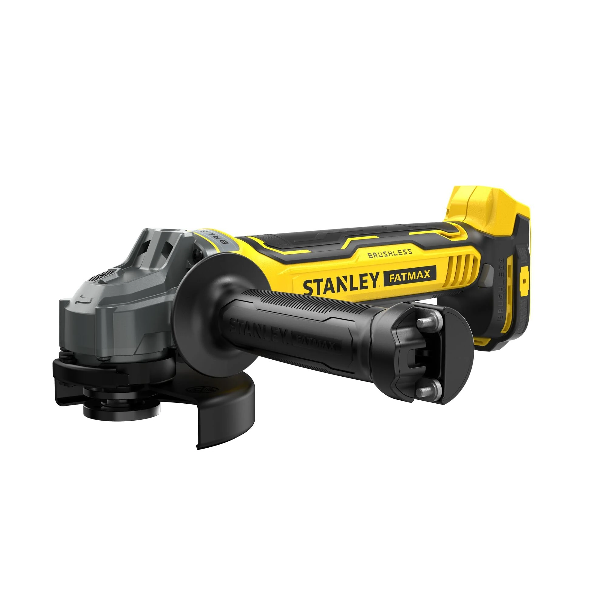 Stanley FatMax V20 Cordless Angle Grinder SFMCG700B (18 V, 125 mm Disc Diameter, Brushless Motor, Robust Die-Cast Aluminium Housing, Battery and Charger Not Included)