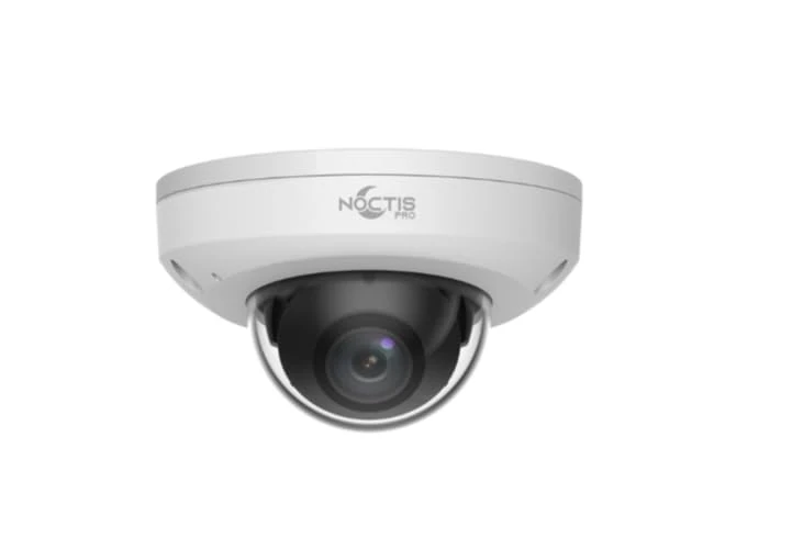 Noctis Pro 4MP Internal IP Network CCTV Mini Anti-Vandal Dome Camera With Motion Detection 15m IR and 2.8mm Fixed Lens - White