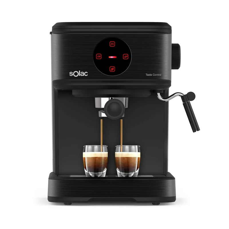 Solac CE4498 Espresso Machine - 20 Bar, 850W, 1.5L Black