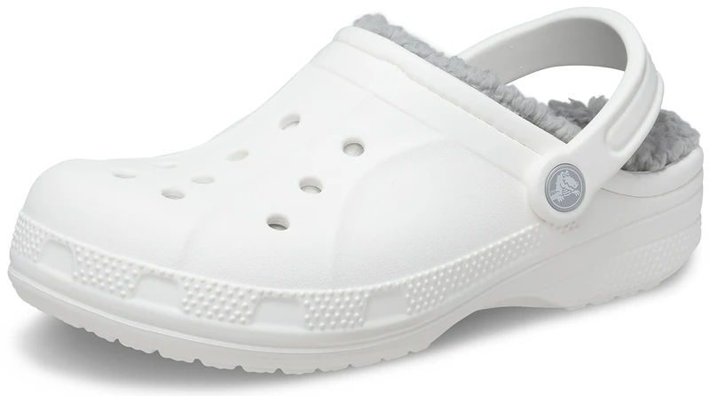 Crocs Unisex Ralen Lined Clog White/Light Grey 11 UK Men/ 12 UK Women - Image 1