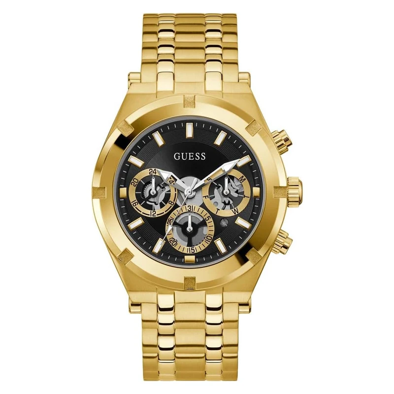 Guess GW0260G2 Men's Continental Gold Watch - Image 1