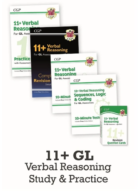11+ GL Verbal Reasoning Study & Practice Bundle - for Ages 10-11 - Image 1