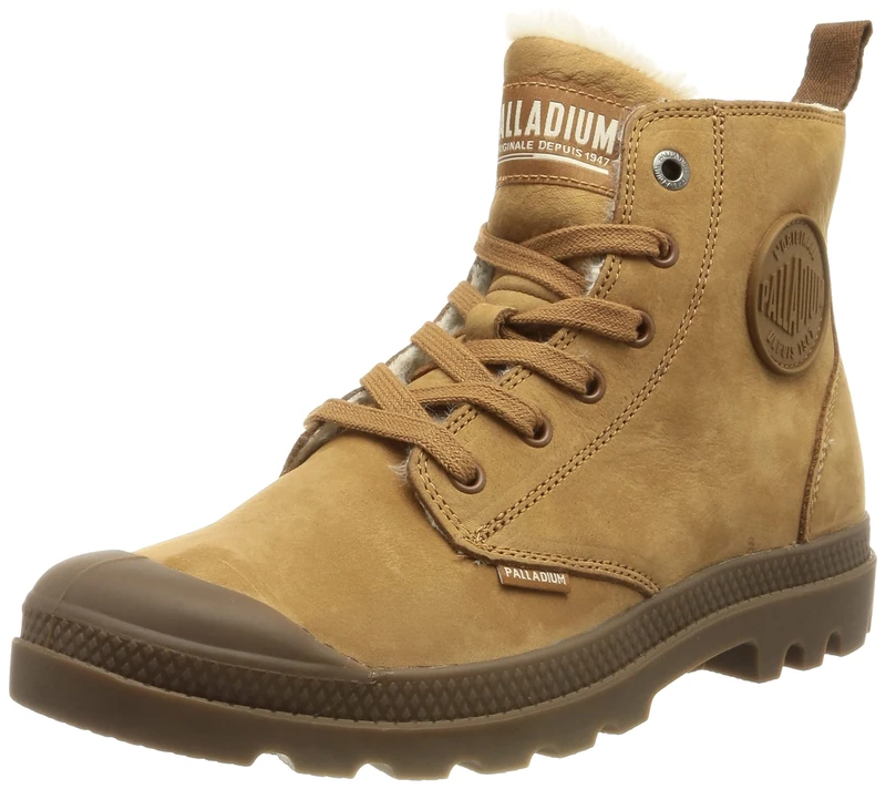 Palladium Pampa Hi Zip WL Women's Trainers Boots - Beige 9.5 UK