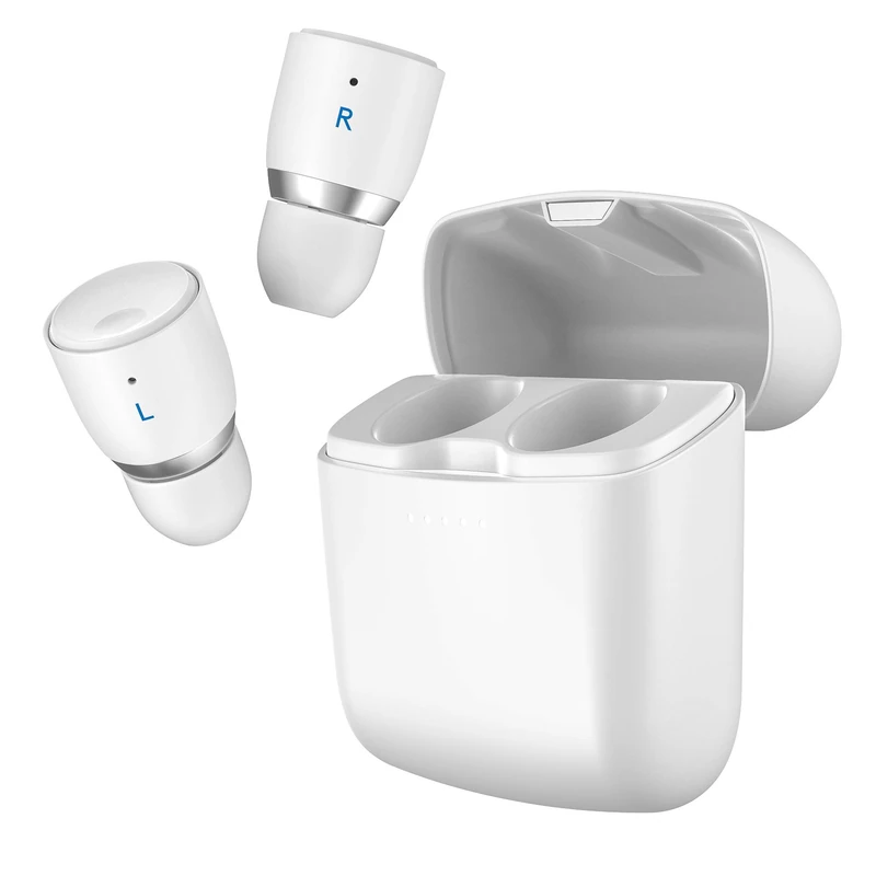Cambridge Audio Melomania 1+ True Wireless Earbuds - Bluetooth 5.0, Hi-Fi Sound, In Ear Headphones for iPhone and Android with Charging Case and App Control (White)