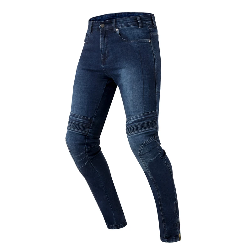 OZONE MOTO Men's Hornet Ii Motorcycle Trousers, Blue, 28 W/32 L