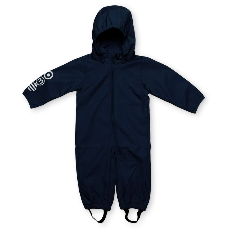 MINYMO Unisex Children's Softshell Suit Shell Jacket, Dark Navy, 86 cm - Image 1
