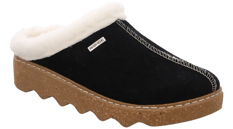 Rohde Women's Huggys No 65 Mule, Black, 7.5 UK
