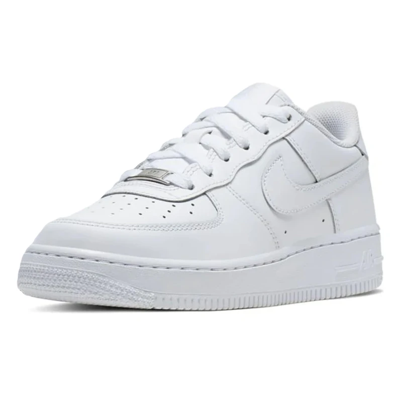 Nike Kids Air Force 1 Le (Gs) Shoes, White/White, 4.5