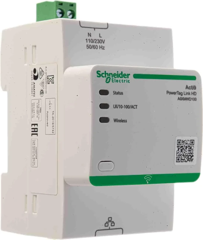 Schneider Electric PowerLogic PowerTag A9XMWD100Wireless Gateway