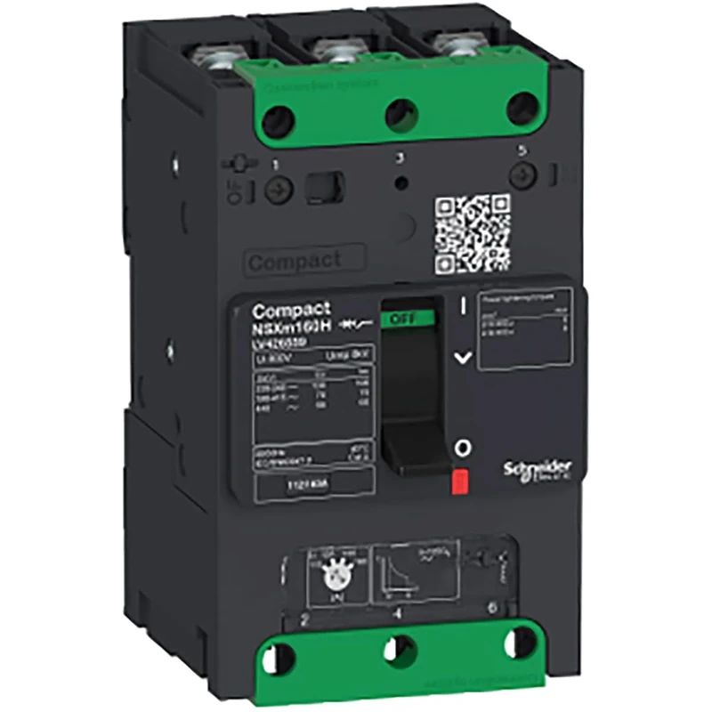 Schneider Electric - Circuit Breaker, Compact NSXm, 16A, 3-phase, 50kA, 380/415V IEC, Compression Lug, LV426450