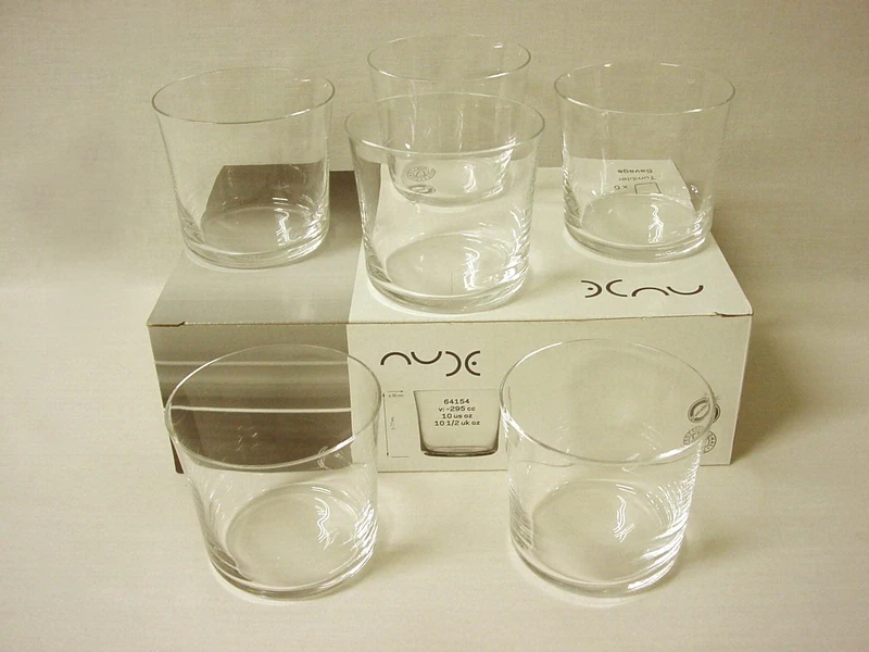 Nude Savage Lowball Glasses 10oz / 290ml, P64154-000000-B01006 Pack of 6