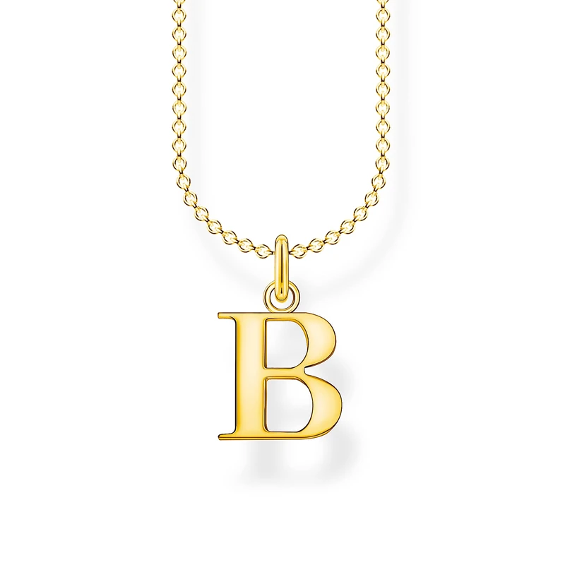 Thomas Sabo Letter B Necklace 925 Sterling Silver KE2011-001-21