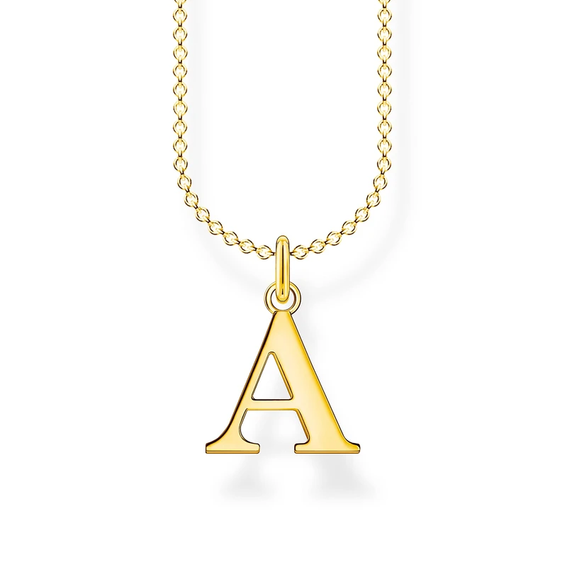 Thomas Sabo Letter A Necklace 925 Sterling Silver KE2010-001-21