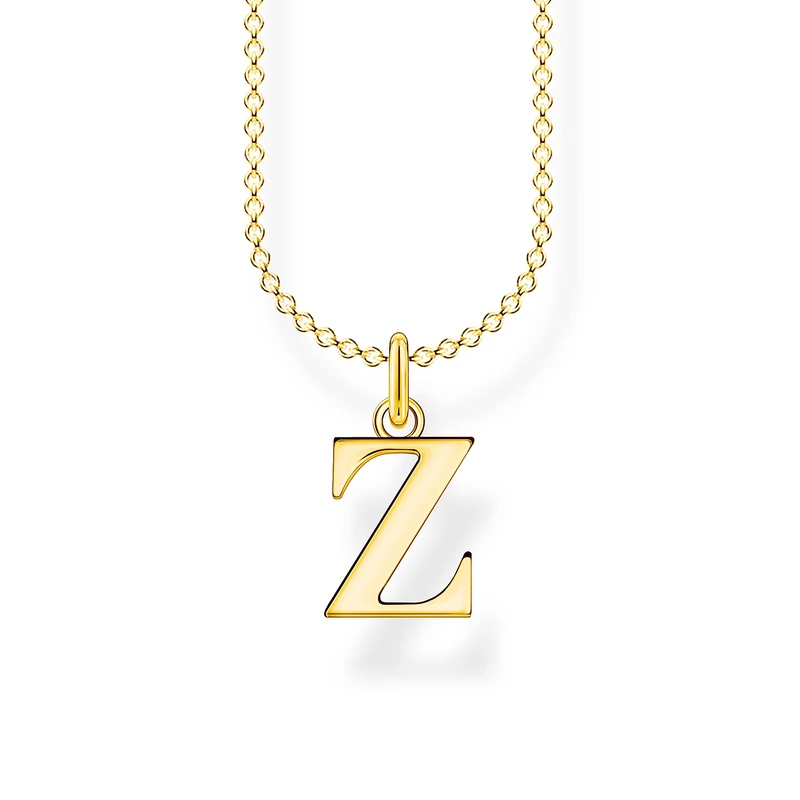THOMAS SABO Letter Z Necklace 925 Sterling Silver KE2035-001-21