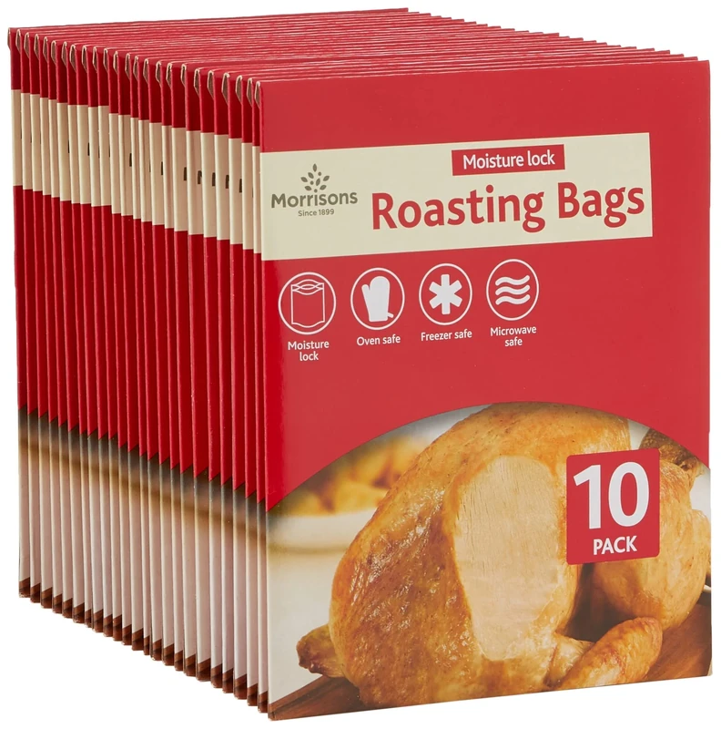 Morrisons Microwave and Roasting Bags 10 Pack x 24 - Image 1