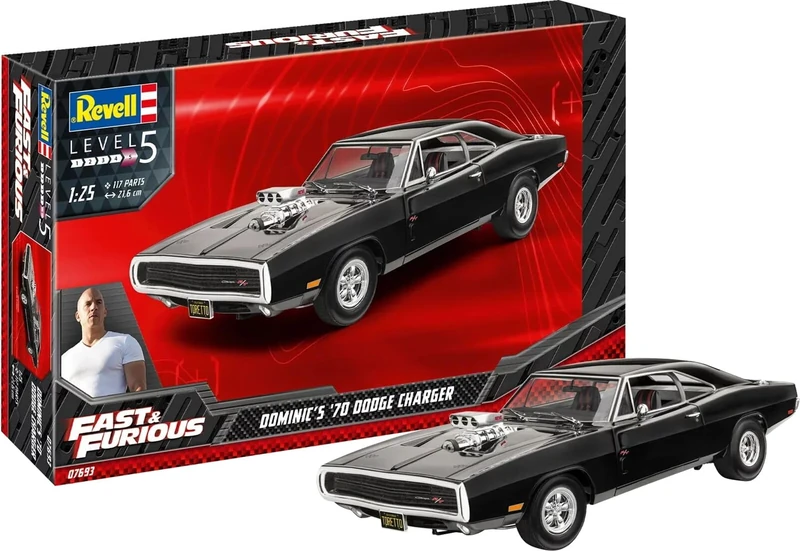 Revell 07693 Fast & Furious Dominic's 1970 Dodge Charger Kit