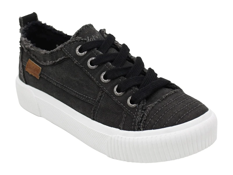 Blowfish Malibu Women's Clay Sneaker, Black Smoked 16oz Canvas, 6 UK