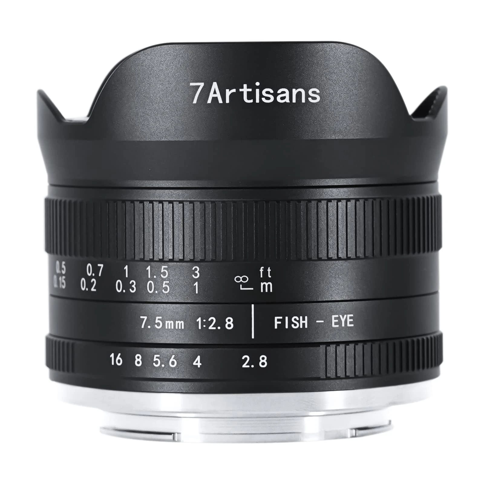 7artisans 7.5mm f2.8 Mark II APS-C Fisheye Wide Angle Manual Fixed Lens for Nikon Z Mirrorless Camera Z6 Z7 Z50