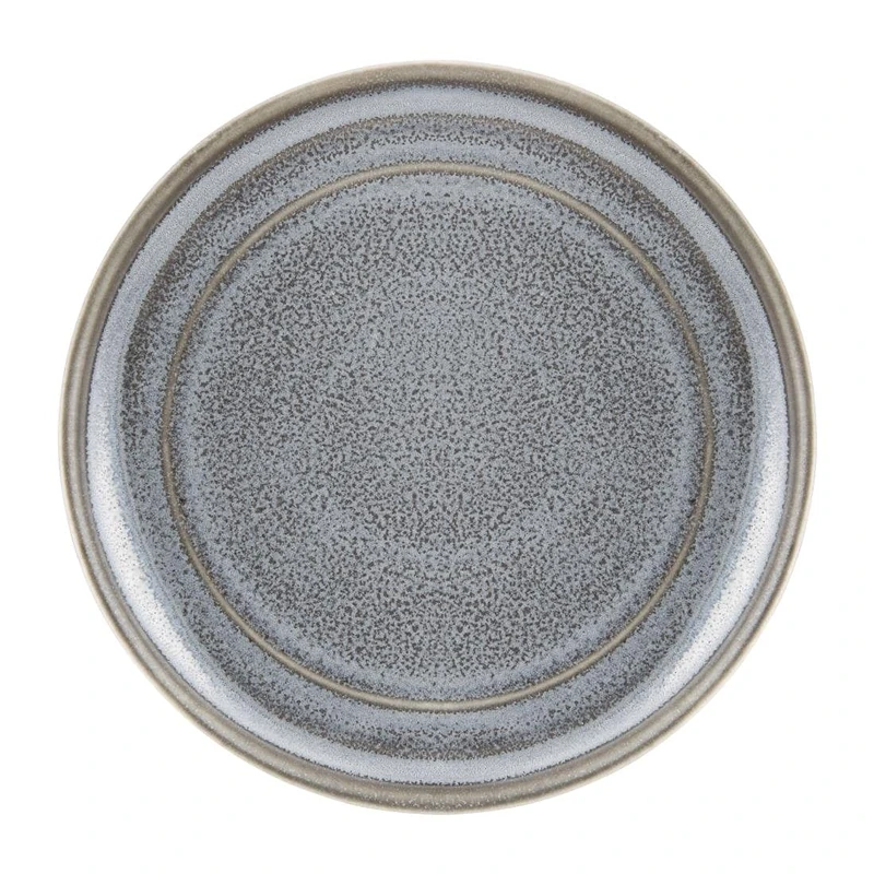 Olympia Cavolo Flat Round Plates Charcoal Dusk 180mm (Pack of 6)
