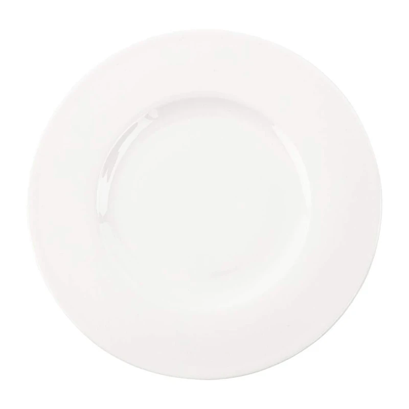 Royal Bone Ascot Wide Rim Flat Profile Plate - 225mm (Box 12)