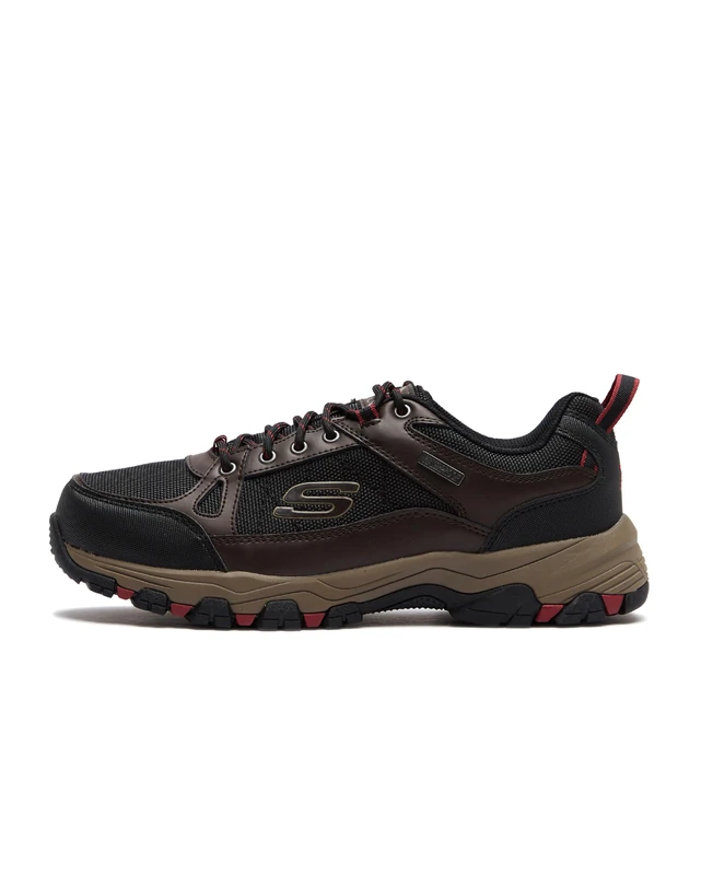Skechers Mens Selmen Cormack Walking Shoe, Chocolate Black Leather W Synthetic Mesh, 9.5 UK - Image 1