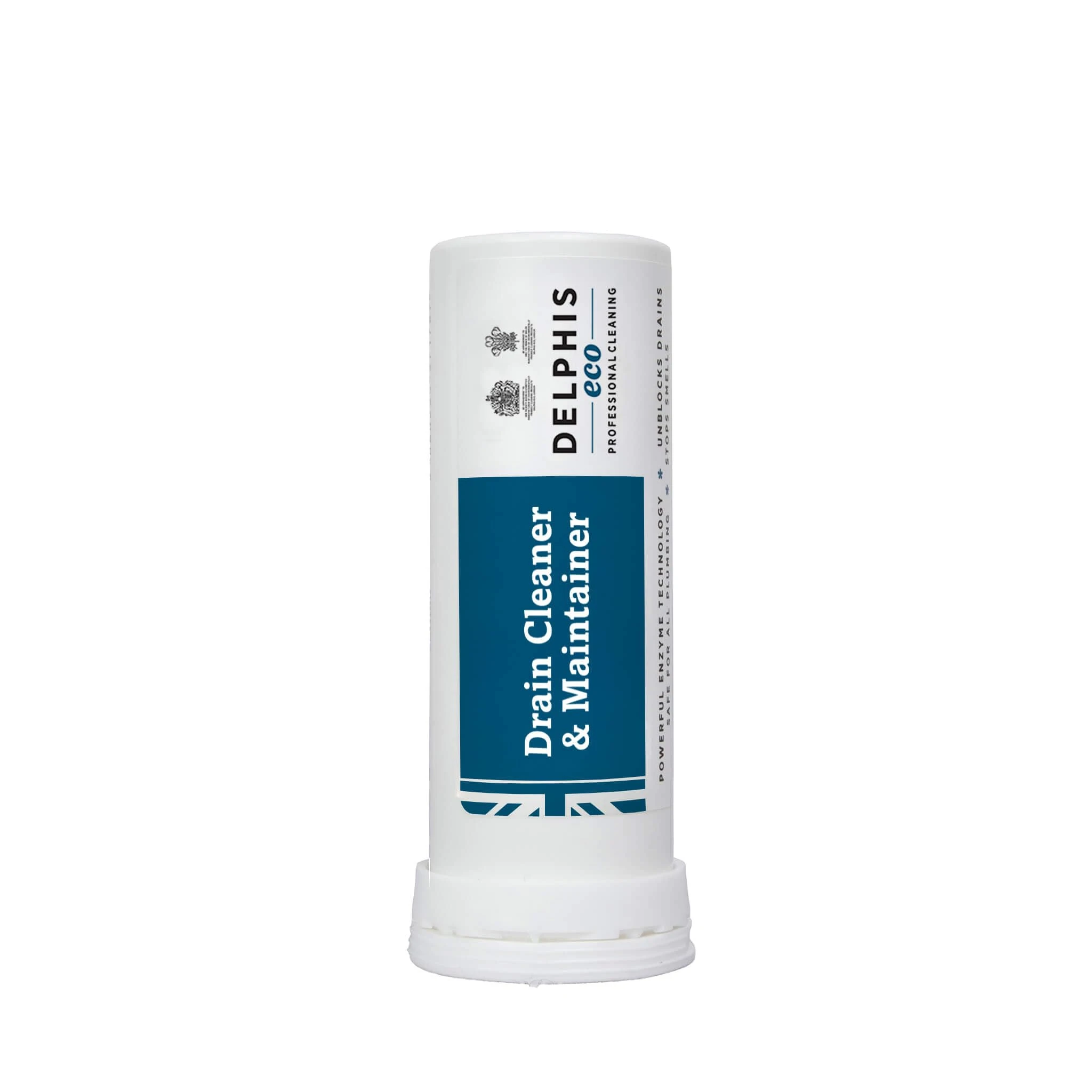 DELPHISECO Eco Drain Cleaner And Maintainer (Tube of 10 tablets) | Drain Unblocker Tablets | Eco Friendly | Removes Drain Smells