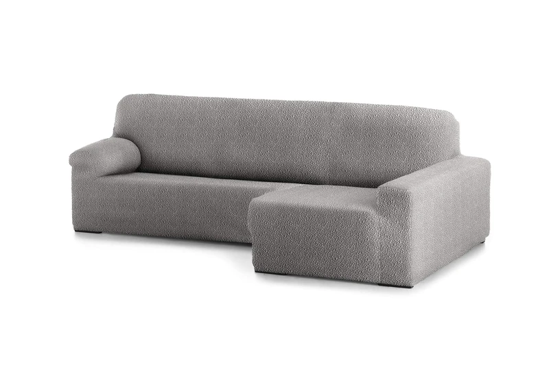 Eysa 3D chaise longue super bielastic sofa cover, long arm, right front view, colour 6