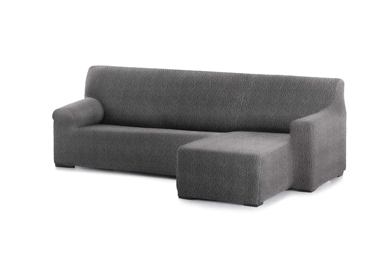 Eysa 3D chaise longue super bielastic sofa cover, short arm, right front view, colour 16 - Image 1