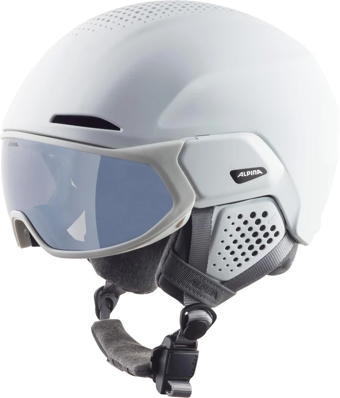 ALPINA Unisex - Adult, ALTO Q-LITE ski helmet, white matt, 51-55 cm