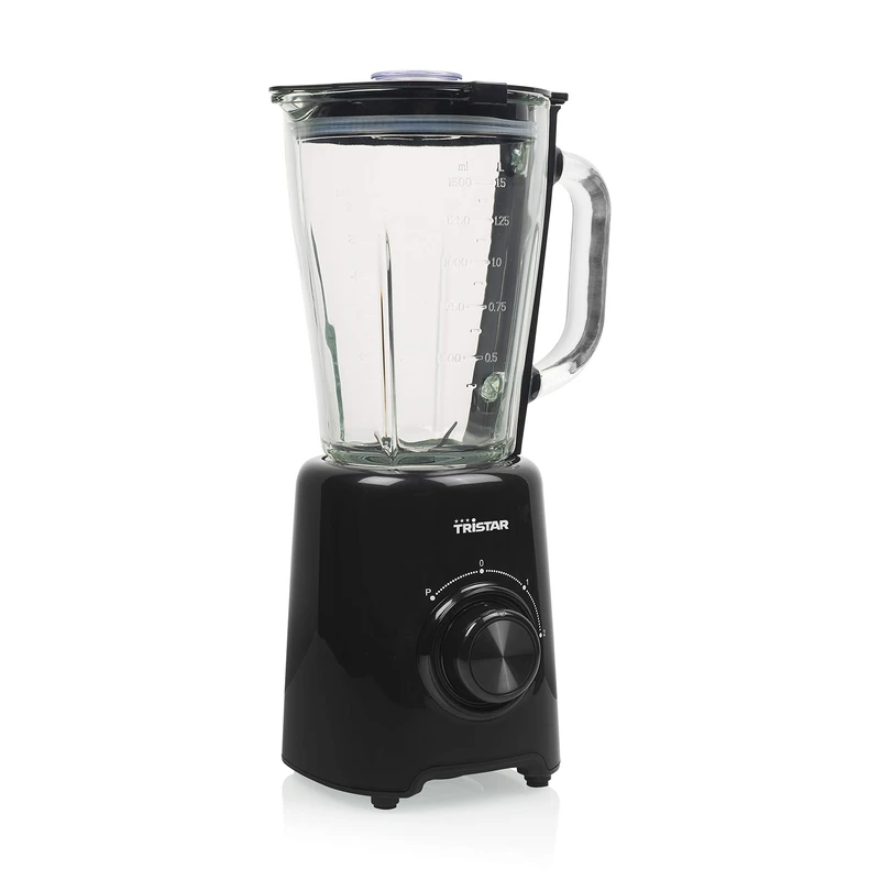 Tristar Blender - 1.5 Litre, 500 Watt, 4 Stainless Steel Blades, 2 Speed Settings, Pulse Function, BL-4477