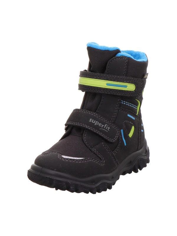 Superfit Girls' Husky1 Gore-Tex 1-000045 Boots, Black Blue 0200, 8 UK Child