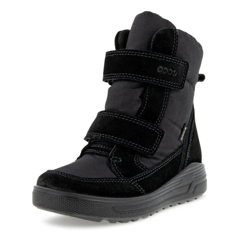 ECCO Boys Urban Snowboarder Fashion Boot, Black, 28 EU