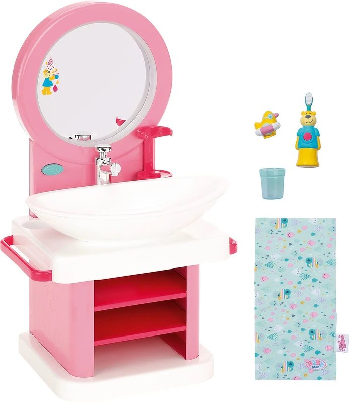 BABY born 831953 EA Bath Toothcare Spa, red - Image 1