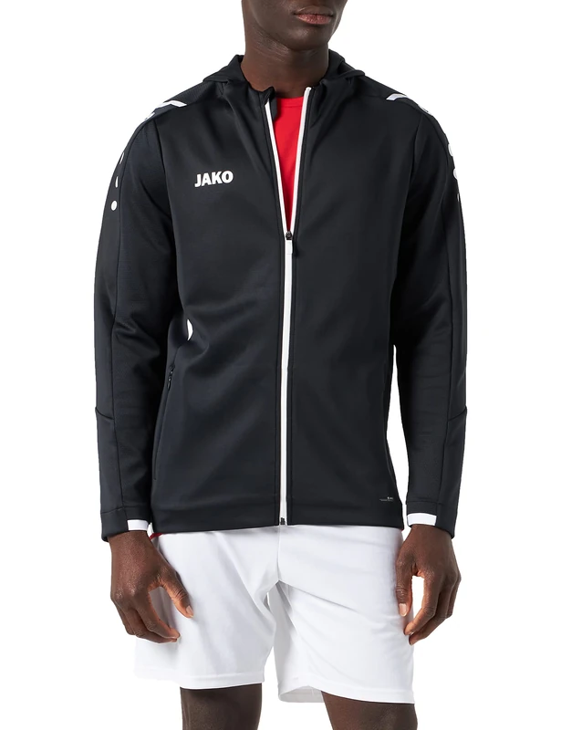 JAKO Challenge Men's Tracksuit Jacket with Hood Black/White