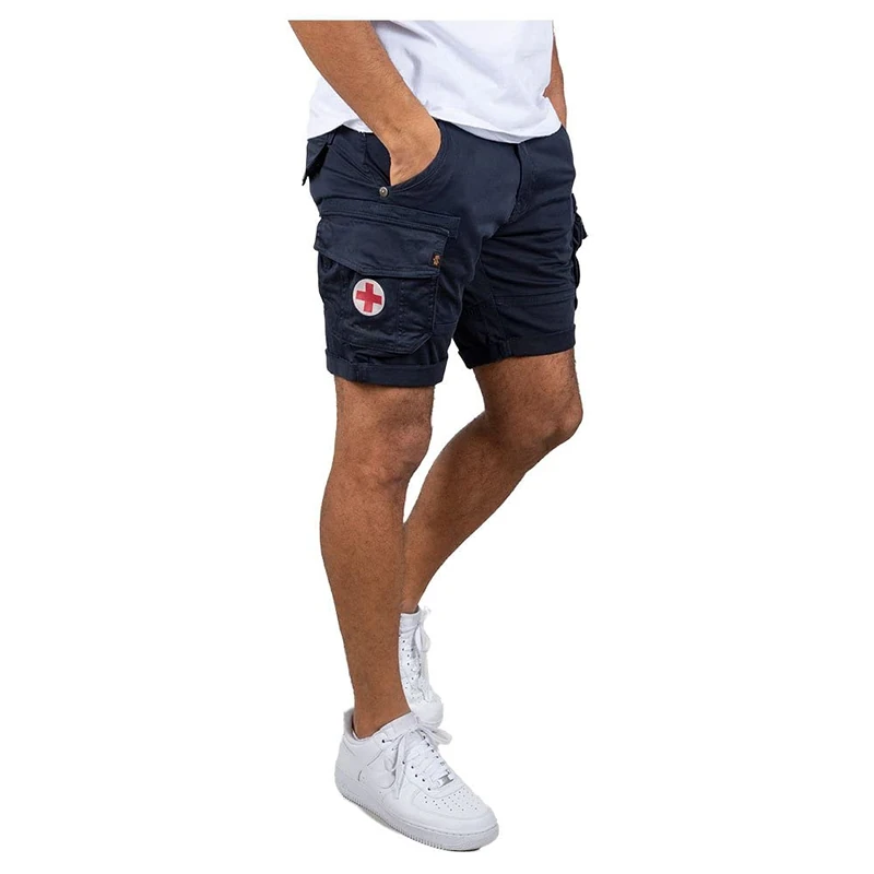 aplha industries Men's Rescue Bermuda Shorts, rep.Blue, 32