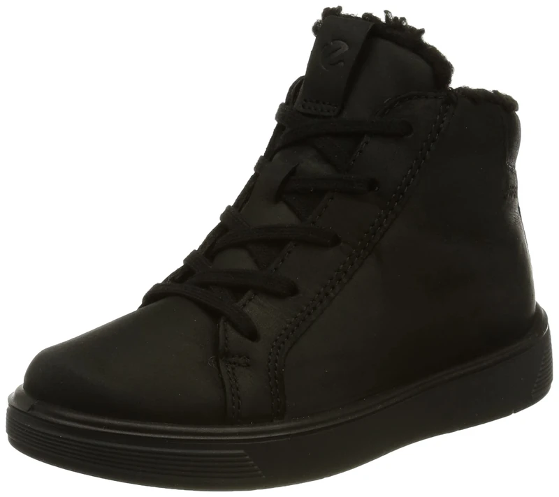 ECCO Street Tray Ankle boot Boy's Black 10.5 UK Child