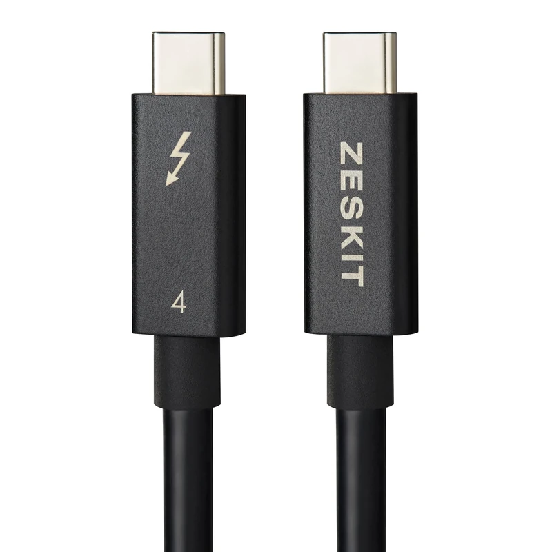 Zeskit Certified Thunderbolt 4 Cable 40Gbps 100W Passive 0.5m