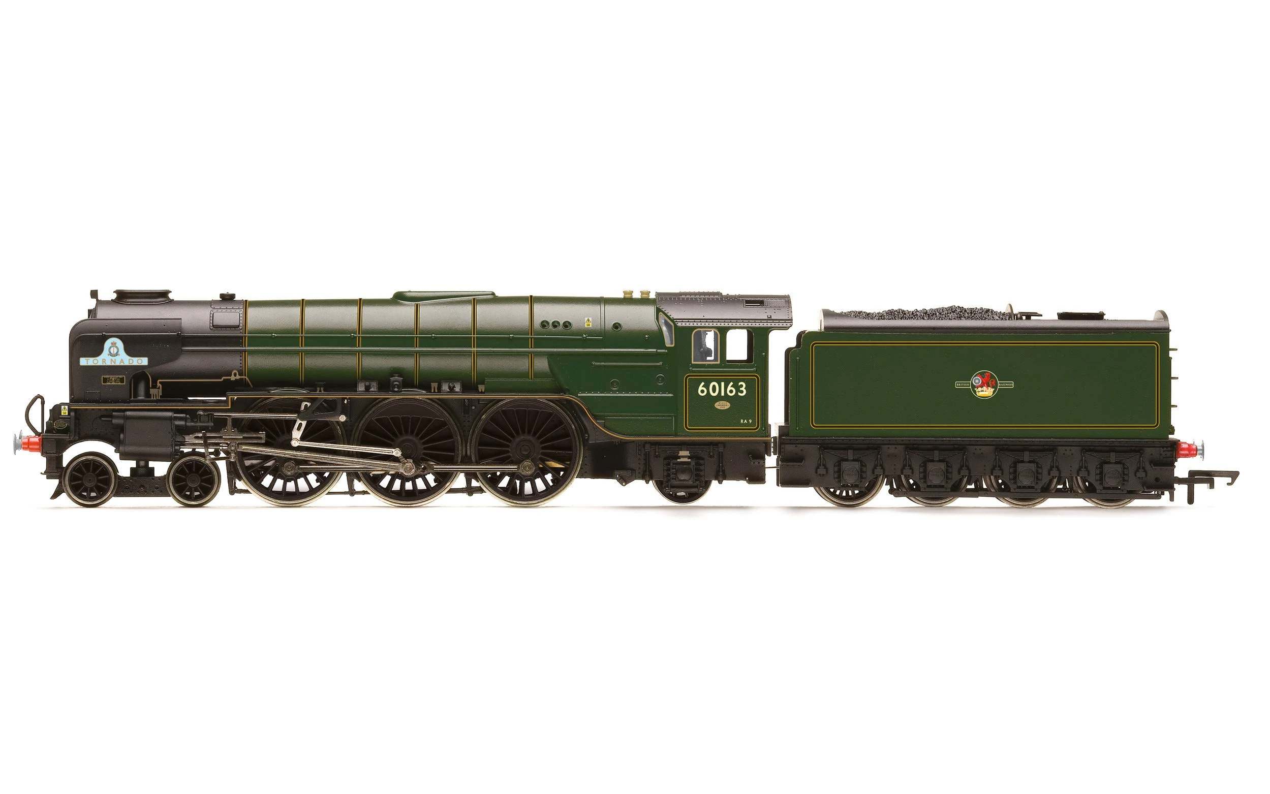 Hornby Steam Train - R30086 British Railways, Peppercorn Class A1, 4-6-2, 60103 ‘Tornado’ - Era 11 00 Gauge Locomotives for Train Set, Engine Models for Adults - 1:76 Scale Model Gift