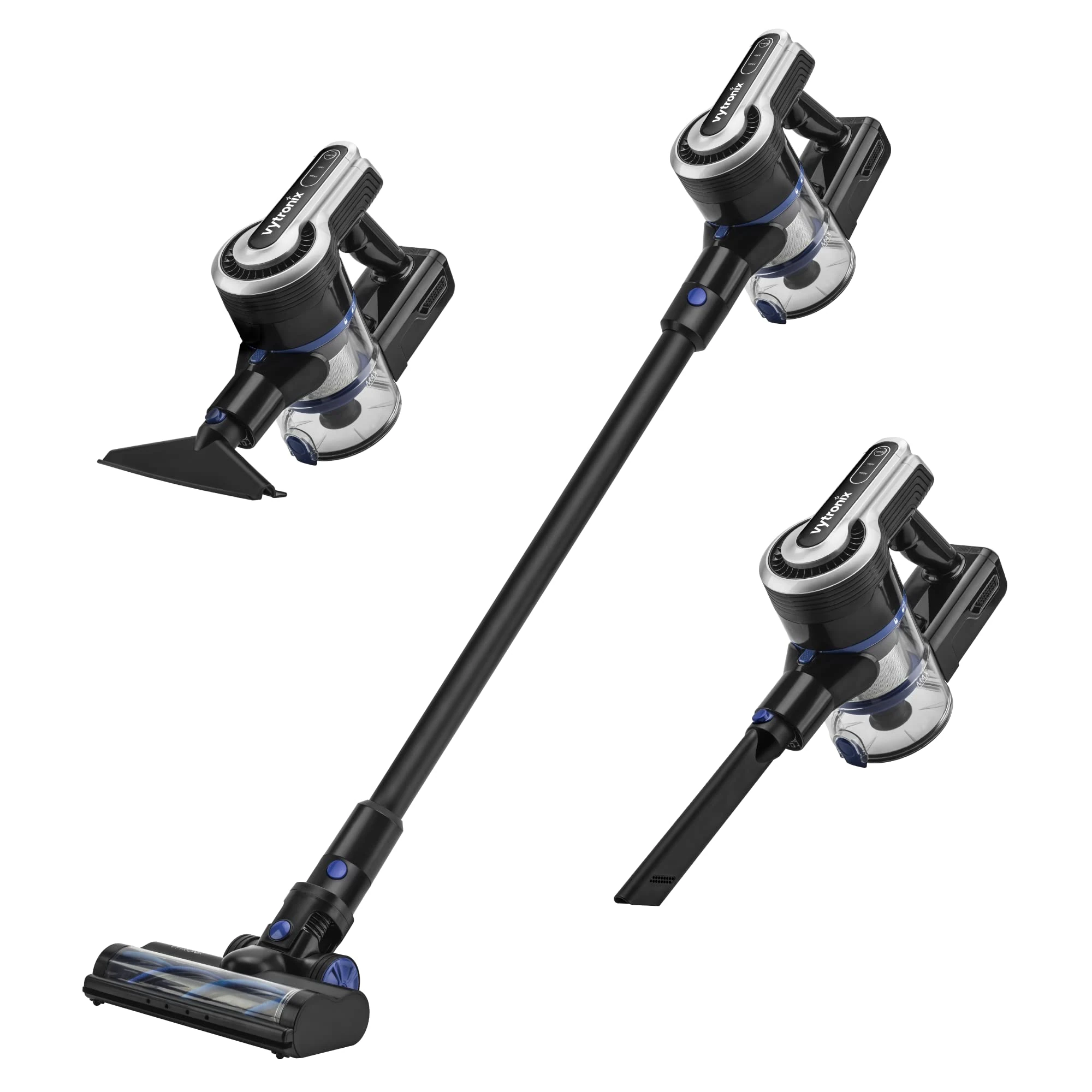 VYTRONIX LION29 Cordless Vacuum Cleaner 29.6V | 35 Minute Run Time | 3-in-1 Upright Handheld Stick Vacuum | Rechargeable Lithium-Ion Battery | Lightweight 2.9kg | 20Kpa Brushless Motor