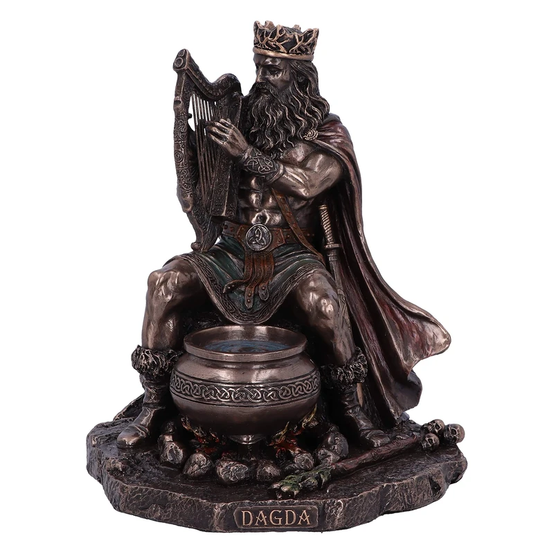 Nemesis Now Bronze Dagda King of Tuatha De Danann, Bronze, 18.5cm