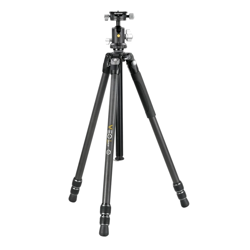 Vanguard VEO 3 263CB Traditional Carbon Fibre Tripod With Dual Axis Ball Head - 15kg Load Capacity