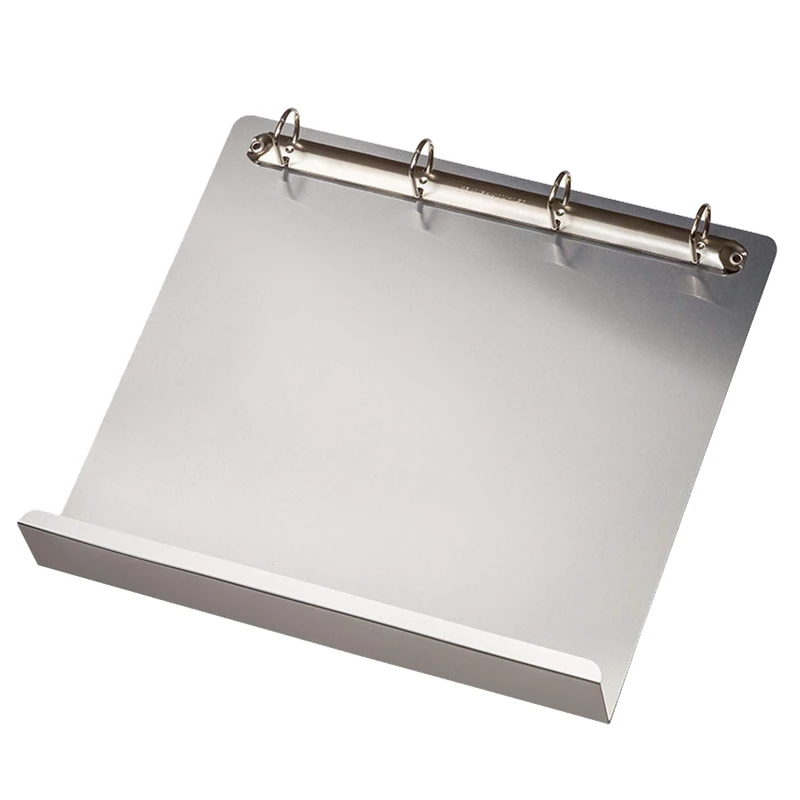 Tarifold 92167 Magnetic Ring Display A4, Metallic Grey, 31 x 32 x 5.4 cm - Image 1