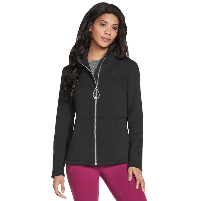 Skechers Women's Apparel Go Snuggle Jacket, X-Small, Black