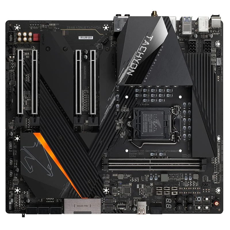 Gigabyte Z590 AORUS TACHYON ATX Motherboard for Intel LGA 1200 CPUs