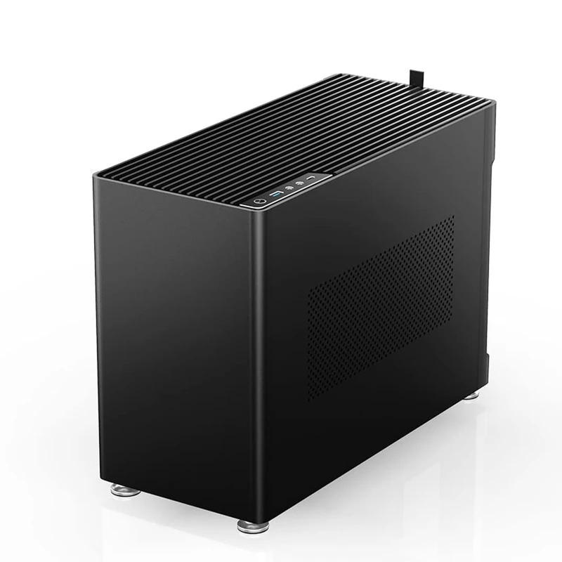 JONSPLUS i100 Pro Mini-ITX Case - Black - Image 1