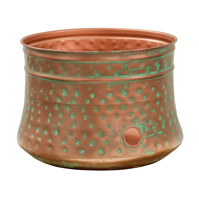 Patina Liberty Steel Hose Pot with Copper Finish - Image 1
