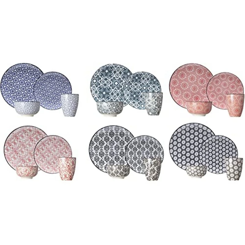 COSY TRENDY 1812743 24-Piece Service Set for 6 People