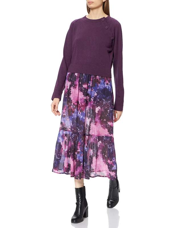 Derhy Women's TATILLON Robe, Violet, 12 - Image 1
