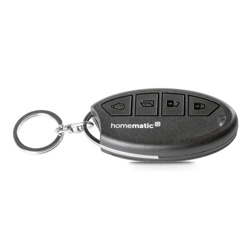 Homematic IP Smart Home Key Ring Remote Control - Access, Wireless Remote Control, Accessories for Your Homematic IP Door Lock Drive with App Function, Opens, Closes and Locks Smart Lock, 142561A0